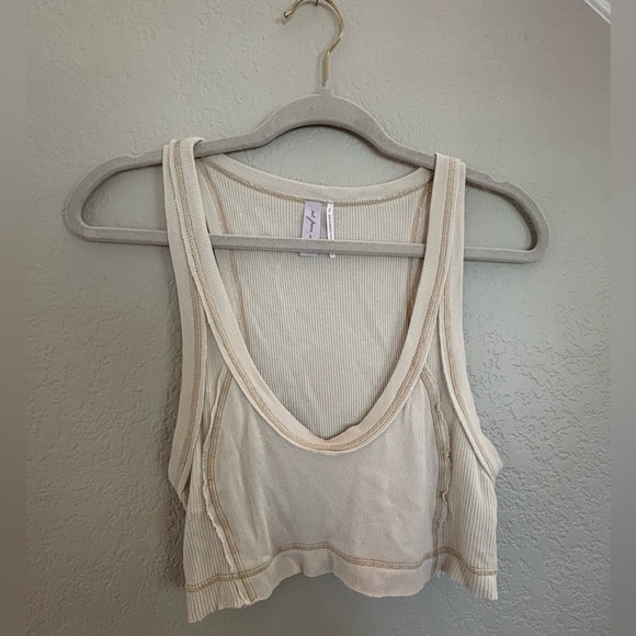 Out from under waffle knit bra top - Picture 1 of 4